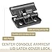 Sephile 1 PC Center Console Lid Latch, Car Central Armrest Box Buckle Replacement Part 5890812080, Glove Box Storage Box Latch Accessories, Compatible with 4Runner (Black)