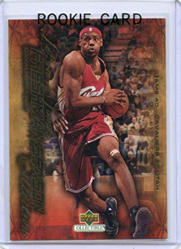 Lebron James Rookie Card 2003-04 Upper Deck Freshman Season #42 - Ships in Mint Brand New Holder