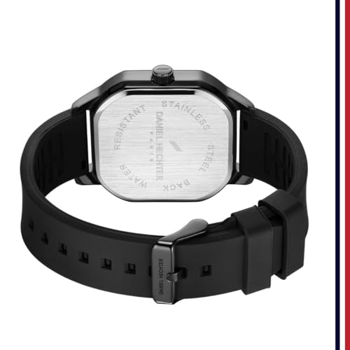 Image of Daniel Hechter Paris Rivoli Collection Modern Analog Watch for Men with Octagon Dial and Silicon Band-DHM1003