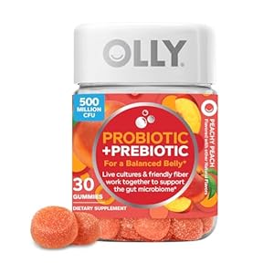 OLLY Probiotic + Prebiotic Gummy, Digestive S...