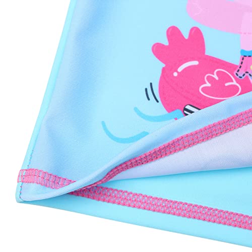 Image of XFGIRLS Girls 2-Piece Swimsuit Long Sleeve Rash Guard Set Toddler 6M-8Y | UPF 50+ blocks 98% UV, Quick-dry, Easy on /off, Bright colors stand out, Machine wash, Breathable, Beach, swim, water park