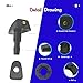 2 PCS Universal Windshield Washer Nozzle Arm Mounted Jets Nozzles, Car Windshield Wiper Spray Jet for Most Cars Included Brass Nozzle Adjuster.