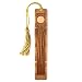 Mitercraft Sun Rays Engraved Wooden Bookmark with Tassel - Search B0711DLQKN to see personalized version
