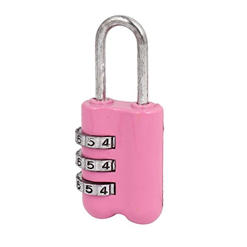 Image of Aexit Luggage Tool Padlocks & Hasps Box Metal 3 Digit 0-9 Number Password Combination Combination Padlocks Lock Padlock