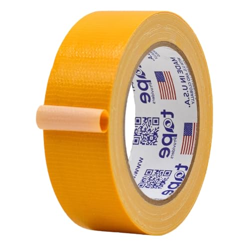 Image of MAT Duct Tape Schoolbus Yellow Industrial Grade, 1.5 inch x 60 ft. Waterproof, UV Resistant for Crafts, Home Improvement, Repairs, & Projects