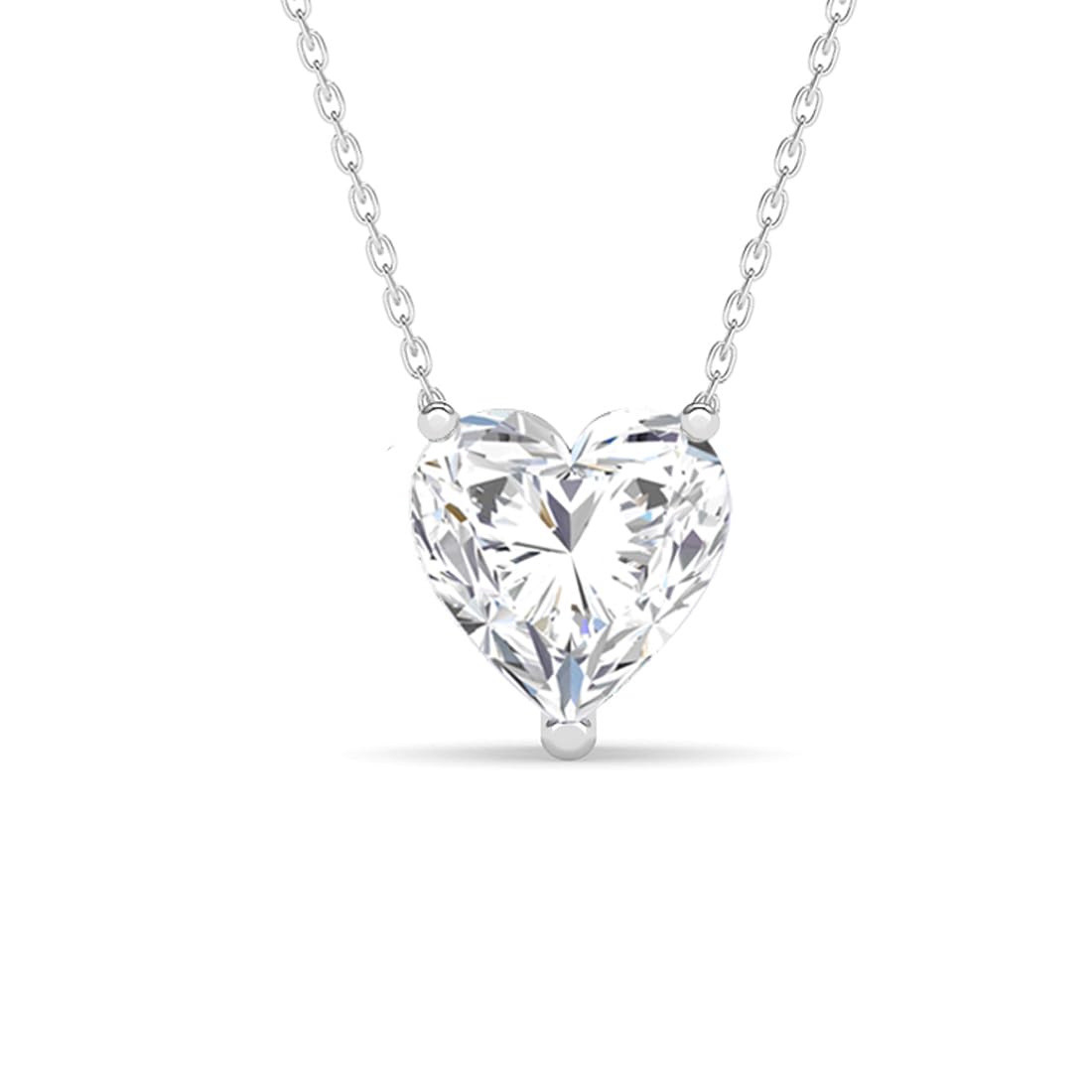 Clara 925 Sterling Silver Hearts Desire Solitaire Pendant Chain Necklace | Platinum Plated, Swiss Zirconia |Gift for Women and Girls (B0DFMJC9LN) Amazon Price History, Amazon Price Tracker