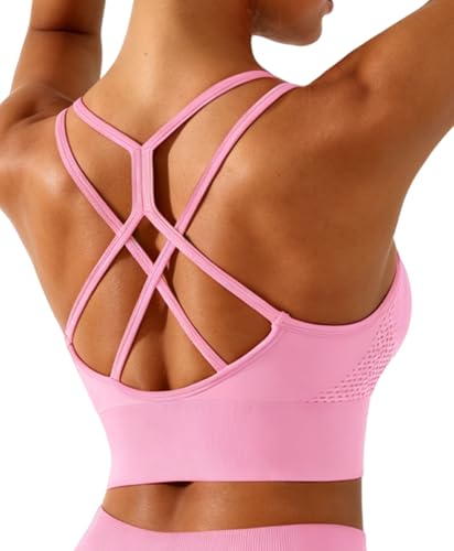 Image of BRXL Sports Bras for Women Crisscross Back Workout Gym Sport Bra
