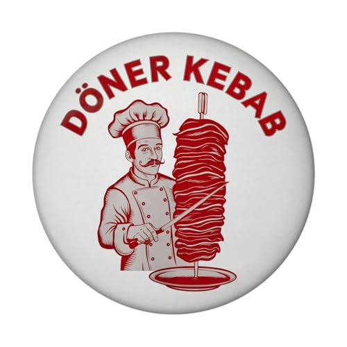 Urbanski Döner Kebab Patch 8,4cm - Aufnäher Mit Klett Für Jacken & Rucksäcke