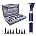 Produktbild SCIAN Otoskop Set 3 fache Vergrößerung, 8 Spekulum Tips, Tool zur Diagnostik mit LED Licht, Tasche Medizin Otoskop Set mit Hartkunststoff Gehäuse für Schwester, Erwachsene, Kinder(Blau)