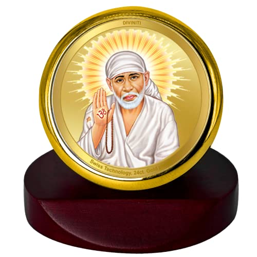 Idole de Voiture Sai Baba Décoration Spirituelle de Table