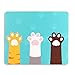 AOKSUNOVA Tappetino Mouse Piccolo Mouse Pad Tappetino Per Mouse Tappettino Mause PC 24 x 20 cm Zampa di Gatto