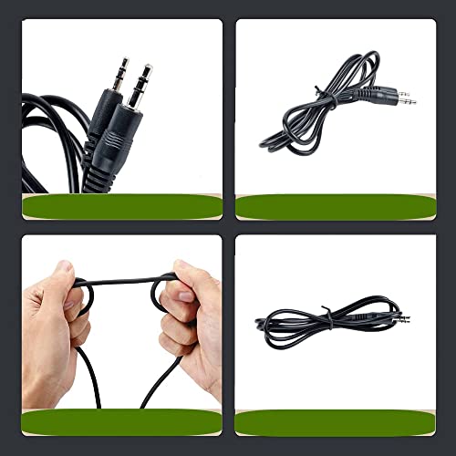 Cable adaptador Jack 2.5mm a 3.5mm macho miniatura 4
