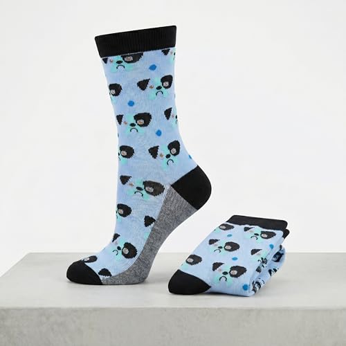 Image of Tipi Toe Women's Fun Patterned Dress Socks, 12-Pack Lightweight Colorful Crew Socks, Casual Novelty Assorted Designs
