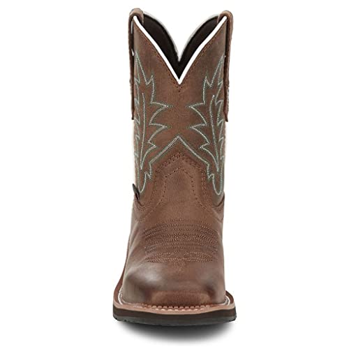 Justin Women's Gypsy EMA Wide Square Toe 8in Top Boot3