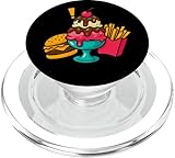 Photo Gallery gelato hamburger patatine fritte divertente junk food art popsockets popgrip per magsafe Photo Gallery gelato hamburger patatine fritte divertente junk food art popsockets popgrip per magsafe