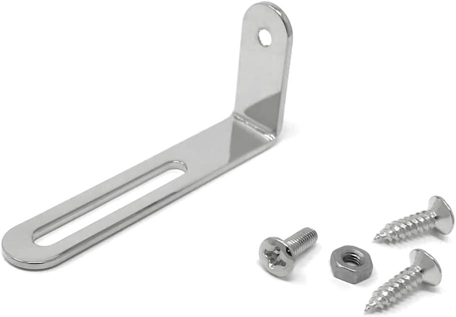 Chrome Pickguard Mounting Bracket for Gibson Epiphone Les Paul Electric Guitar with Screws LPB20-CHR