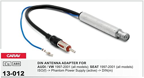 11-003 Kit de 12 DIN Autoradio Façade d'autoradio pour A avec Adaptateur Actif pour A3 (8L) 1996-2000