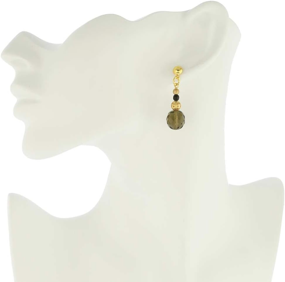 Glass Of Venice Murano Glass Notte D'Oro Earrings