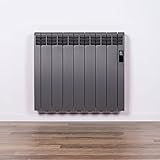 rointe murcia Radiador electrico Rointe DNR07R7010T Designline Tarpaulin Grey 7 modulos 770W, Radiador eléctrico diseño con Wi-Fi de bajo consumo 770 W y 7 elementos., *PLAZO DE ENTREGA 20 DIAS