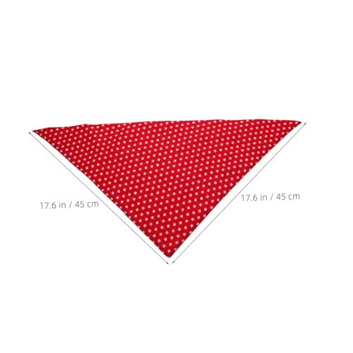 Angoily Hunde Halstuch Bandana Für Corgi Zwergspitz Doppelseitiges Angenehmes Haustierhalsband Mit Rundpunkten in Rot Für Halloween Und Täglich Hält Ihren Hund Sauber Und Attraktiv
