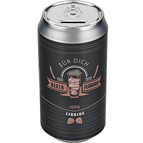 Mann im Glück 9613 - Salvadanaio in metallo e lamiera, taglia unica