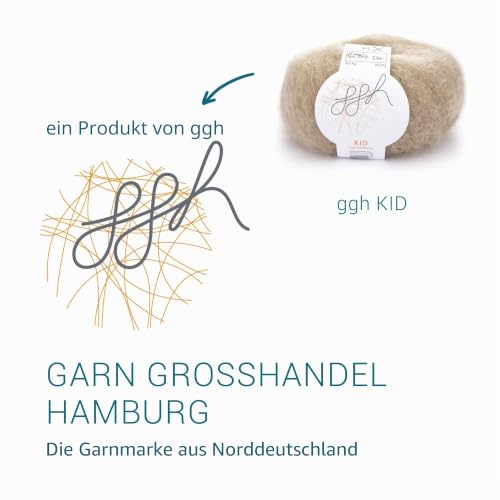 ggh Kid Mohairwolle 25g Beige 143 – Bild 5