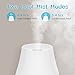 Homeweeks Diffusers, 100ml Colorful Essential Oil Diffuser with Adjustable Mist Mode, Auto Off Aroma for Bedroom/Office/Trip (100 ML 1 Pack)