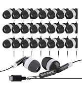 Amazon.com: JustJamz 100x Multipack | Bulk Earbuds with Microphone
