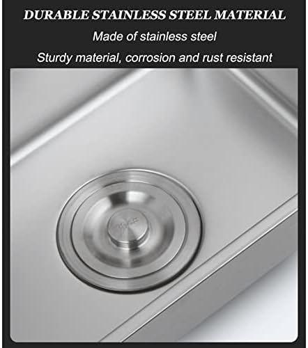 Stainless Steel Wall Mount Mini Sink - Compact Handwashing Basin for Restaurants, Bars, RVs & Garages - Durable & Stylish Small Bathroom Laundry Tub