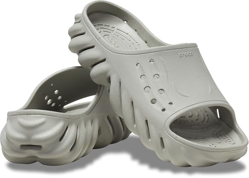 crocs Sandales Echo Slide unisexes pour adulte, Éléphant, 3 UK Men/ 4 UK Women