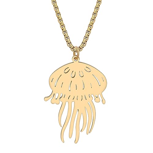 Collier méduse anti-oxydation pour la vie quotidienne