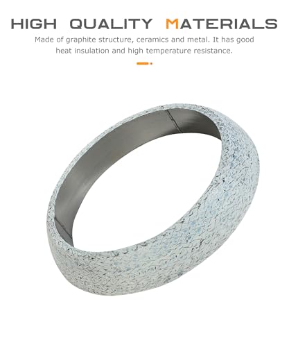 Image of SCUARI Exhaust Manifold Gasket,Car Accessories Exhaust Donut Gasket Muffler Ring,Prevent Leaking Between Exhaust Manifold and Exhaust Pipe,Suitable for Most Car Exhaust Pipes(65MM)
