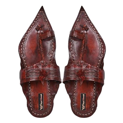 Image of Kolhapuri Chappal for Men|Kolhapuri Slippers for Men|Kolhapuri Shoes for Men|Leather Slippers for Men|Wedding Slippers for Men-A1