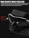 BLAZERBUCK Anti-salt Polarized Replacement Lenses for Oakley Monster Dog - Black