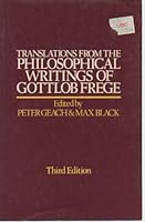 Translations from the philosophical writings of Gottlob Frege 0631129111 Book Cover