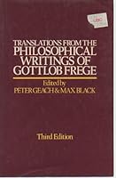 Translations from the philosophical writings of Gottlob Frege 084766287X Book Cover