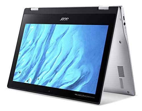Image of Acer Convertible Chromebook Spin 311, 11.6 inch HD IPS Touch, MediaTek MT8183 Processor, 4GB RAM, 32GB eMMC, Chrome OS, Silver, CP311-3H-K4S1