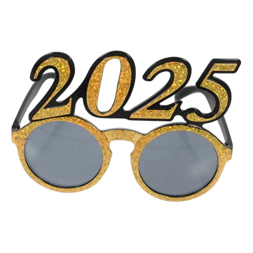 Vaguelly 2025 New Year Graduation Glasses Led Lights up Performance Props Eyewear