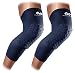 McDavid Sports Medicine 6446 Hex Leg Sleeve, Medium, Navy - One pair