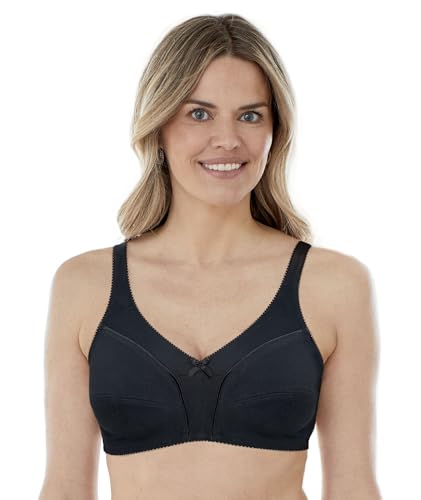 Image of Bestform Women's Comfortable Wireless Cotton Bra with Unlined Seamed Cups 5006825