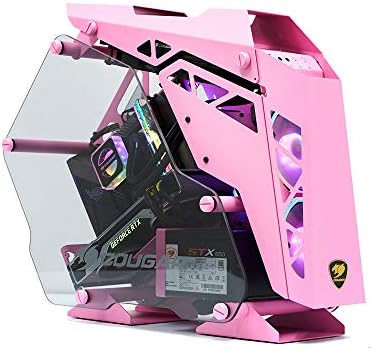 COUGAR Gaming 385LMV0.0003 Mini Conquer Gaming Case Aluminium + Tempered Glass Pink