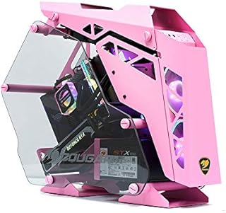 COUGAR Gaming 385LMV0.0003 Mini Conquer Gaming Case Aluminium + Tempered Glass Pink