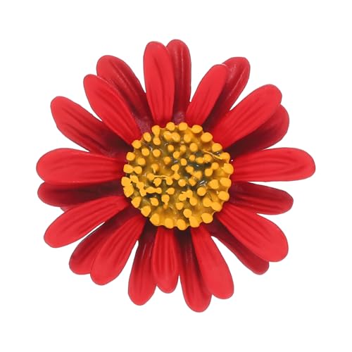 Image of PATIKIL Daisy Pin, Flower Women Brooch Lapel Pins Sunflower Suit Lapel Pin for Shirt Hat Cardigan Sweater Decorate Tie Tacks Pin Back Clutch Jewelry Gifts