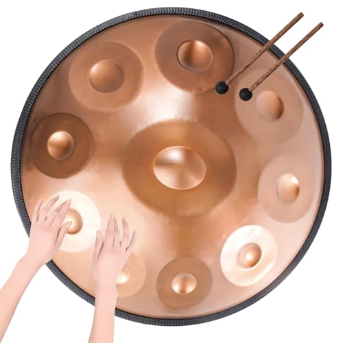 Handpan Drum para camping, meditación o yoga, 10 Notas 432Hz miniatura 1