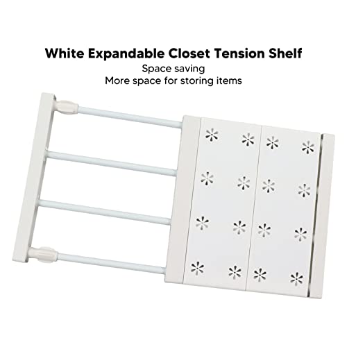 Naroote Klemmregal, Spannregal, Länge 30–40 cm/11,8–15,7 Zoll Schrank-Spannregal ohne Bohren Teleskop Regal Einlegeböden Für Schränke Teleskopierbarer Spannregal-Trenner