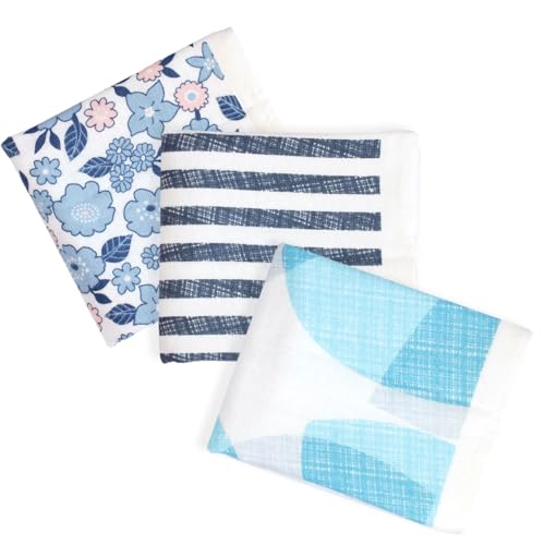 トランパラン 日本製 ガーゼタオル フェイスタオル 3枚セット まごころタオル 泉州タオル 速乾 吸水 薄手 綿100% (アロマ・ハーブ・物干し竿)