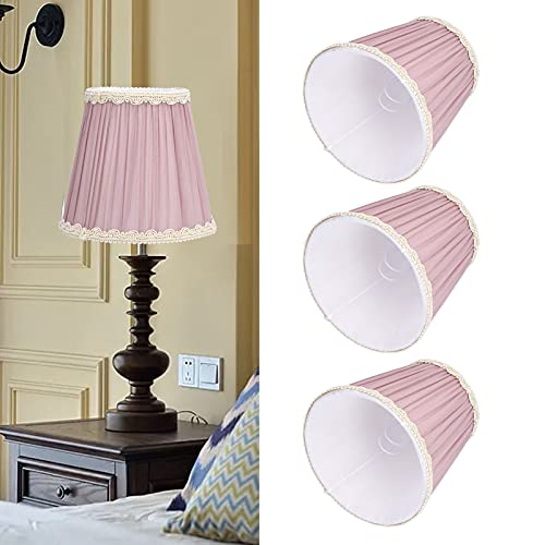 Tomotato 3Pcs E14 Clip-On Chandelier Lamp Shades - Image 4