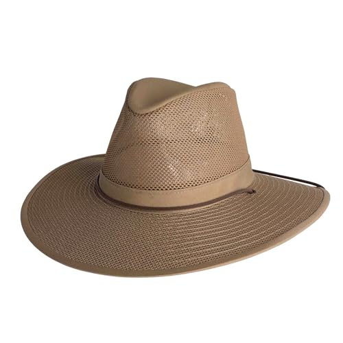 Image of Henschel Hats Aussie Breezer Grande Hat - Extra Wide-Brim Sun Hat for Men | Perfect Men's Summer Hat for Camping