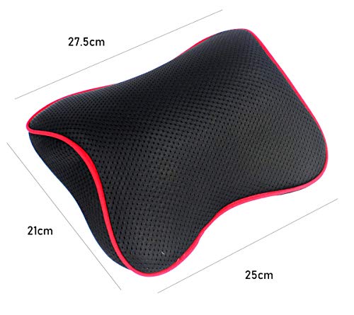 Cojín Almohada Cervical para Coche, Cojines para Conductores, Cojin Asiento Coche con Espuma Efecto Memoria, Ergonómica y Funda de Malla 3D (912791) - imagen 4
