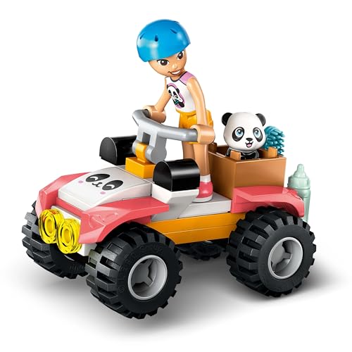 LEGO Friends Panda Barınağı Hayvan Bakımı 42648-7 Yaş ve Üzeri Hayvansever Çocuklar için Sevimli Figürler İçeren Yaratıcı Oyuncak Yapım Seti, Doğum Günü Hediyesi (243 Parça)